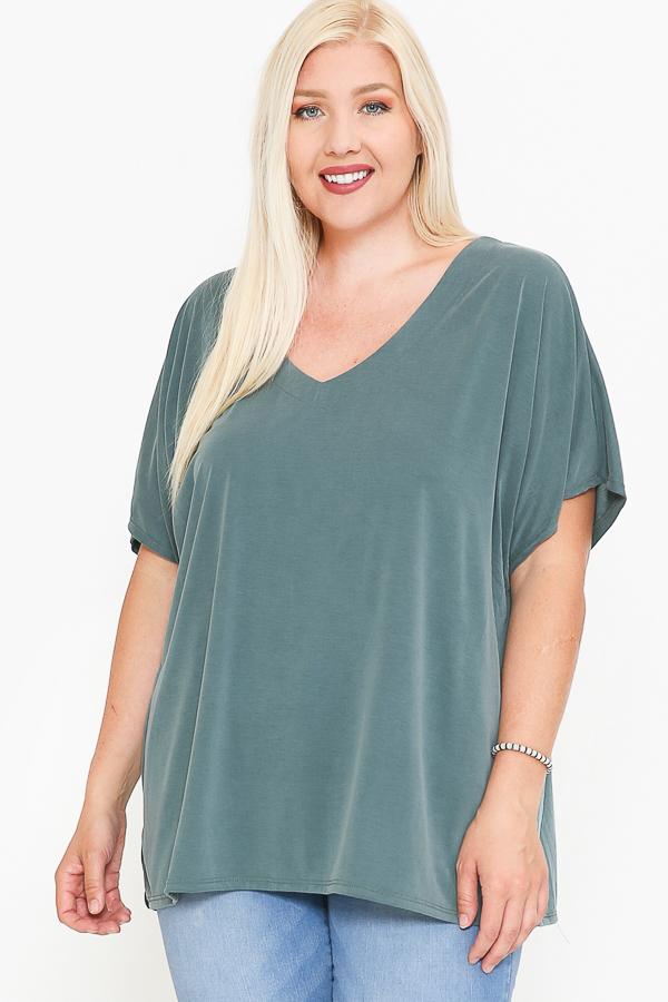 Dolman Solid Blouse