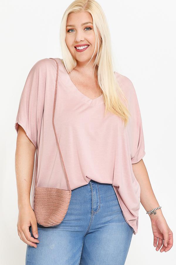 Dolman Solid Blouse