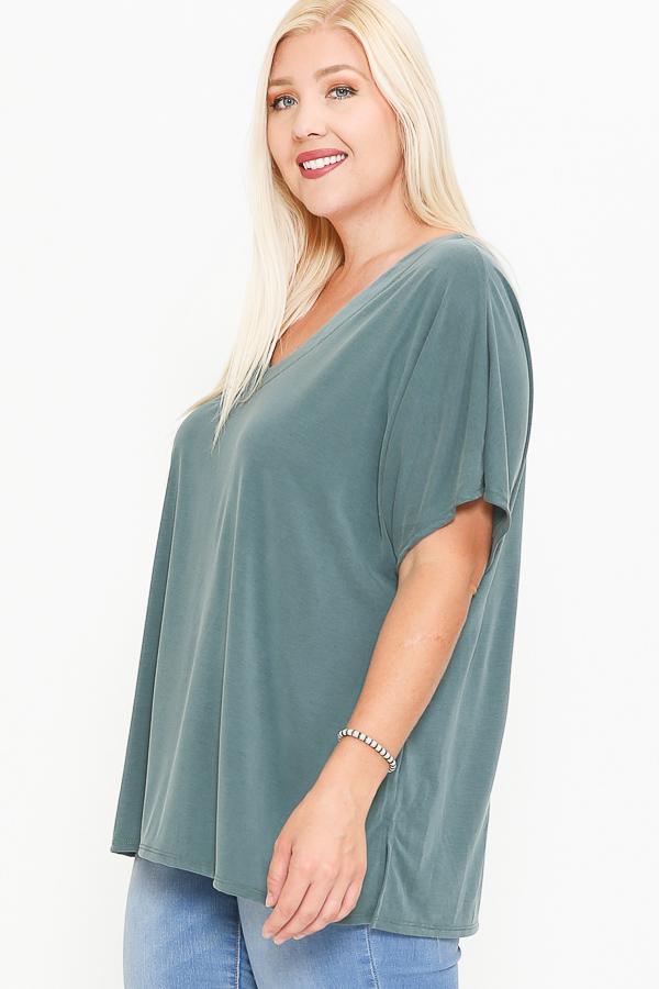 Dolman Solid Blouse